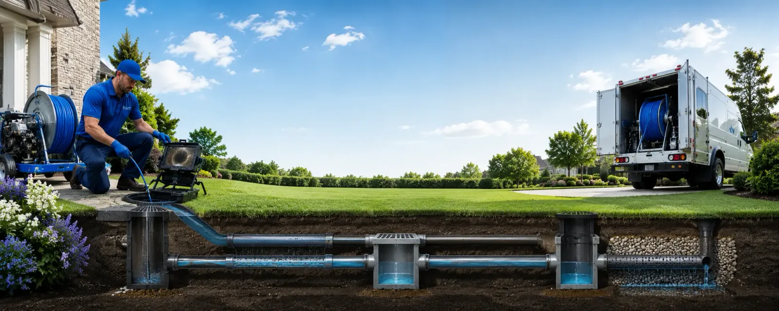 Outdoor drain cleaning information for Floyds Knobs, IN